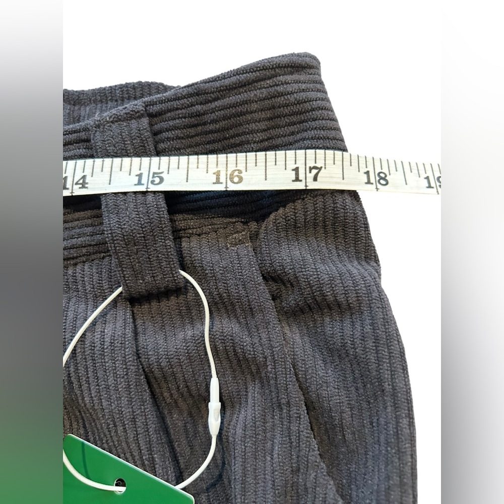 NWT Halara Mid Rise Pocket Straight Leg Corduroy Casual Pants Gray Size XL - Picture 9 of 11